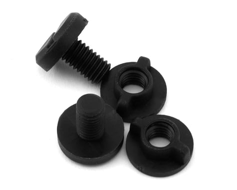 Mugen Seiki MRX6 Rear Spoiler Adjusting Screws (Black) (2)